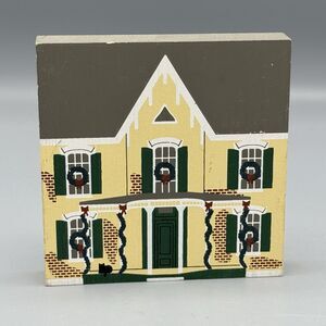 1992 Cats Meow Hometown Christmas Series Howey House Bed & Breakfast Faline Wood
